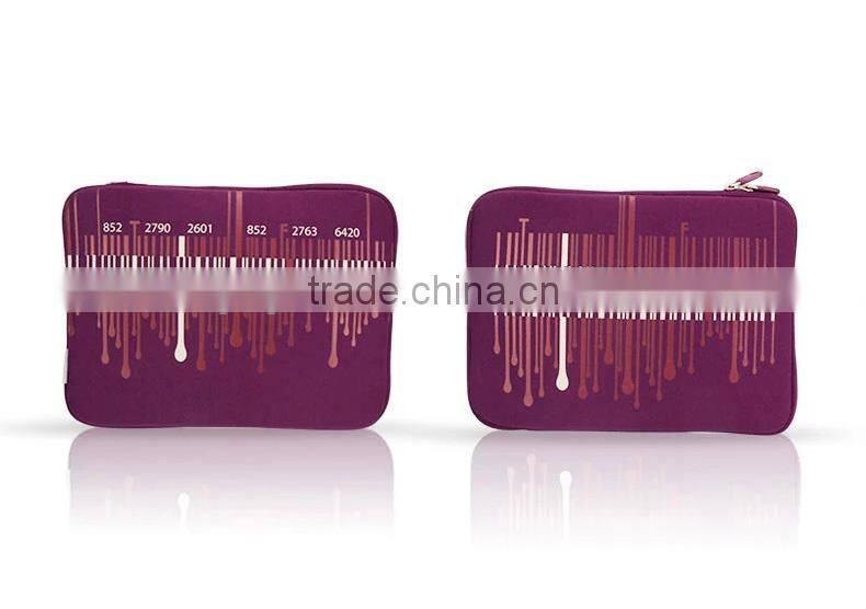 Factory Price Soft neoprene 13.3inch neoprene laptop sleeve with carrying and pocktet
