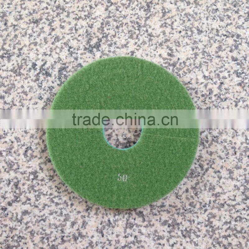 Diamond Resin Polishing Pad 8 inch (200 mm) Polishing Wheel Granite Marble Renovate Floor Polish Pad Thickness 10 mm Grit 50