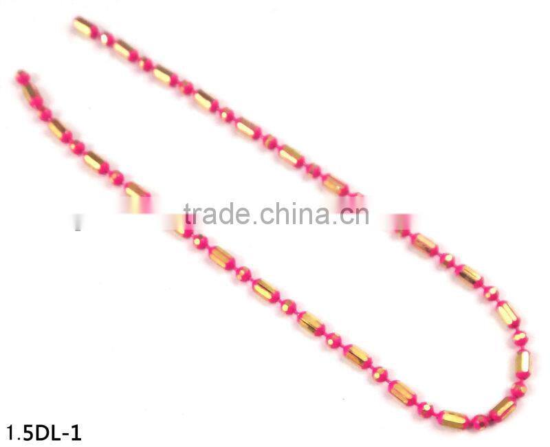 Colourful Brass Ball Chain