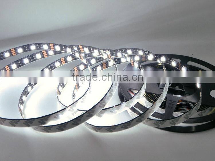 Black PCB LED strip 5050, 12V flexible light 60LED/m,SMD 300LED/5m/roll,White,White warm,Cold White,RGB