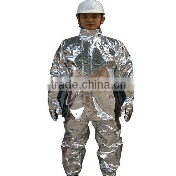 heat resistant suit fireman suit aluminum suit fire fighting cloth