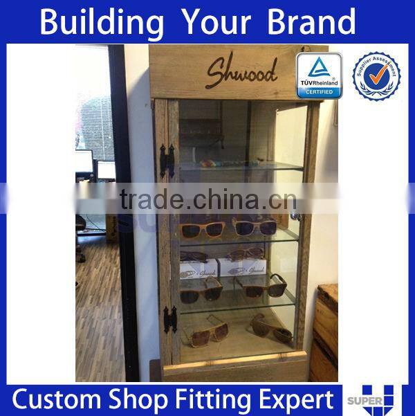 Creative optical frame store sunglasses display stand showcase cabinet