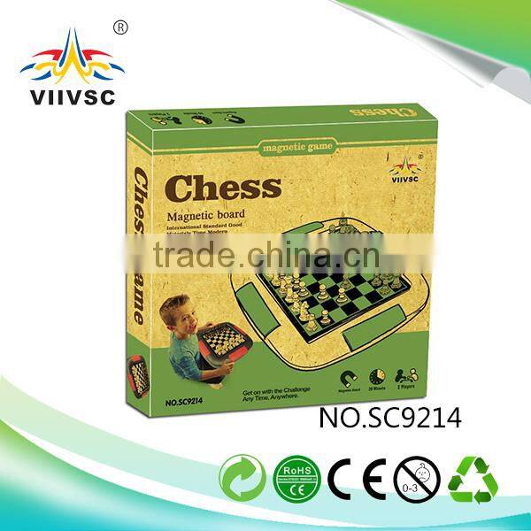 Factory direct sale attractive style magnetic chess box for wholesale