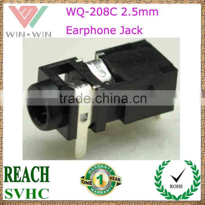 WQ-207 2.5mm DIP earphone jack