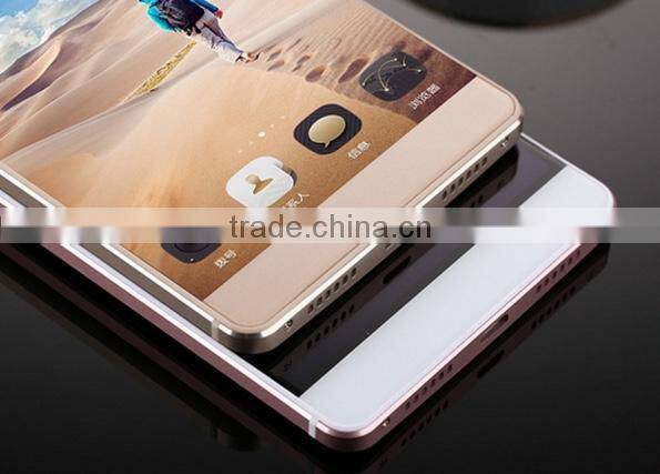 144-Fashion 5.5Inch Luxury Metal Shell 6.8mm Thin Fingerprint Smartphone 4GB+32gb 16MP+8MP 2.0Ghz Dual Sim 4G Smartphone