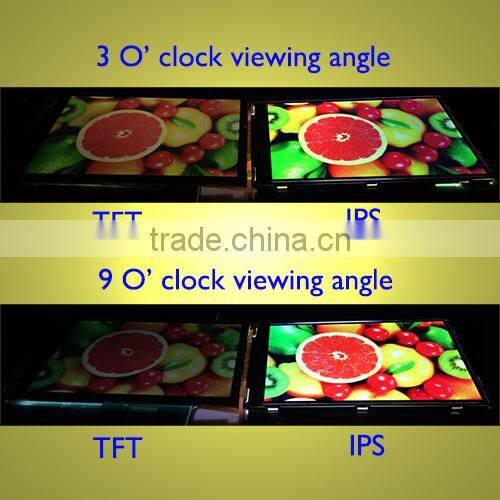 4.0 inch 480*800,ILI9806E,3 wire SPI +16/18/24 bit RGB interface, full viewing angle, high brightness IPS LCD