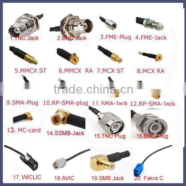 1575MHz RG174 Fakra Blue Connector GPS Antenna