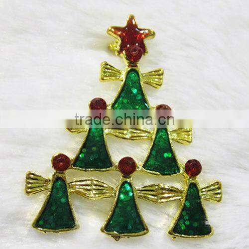 christmas costume jewelry santa claus brooch
