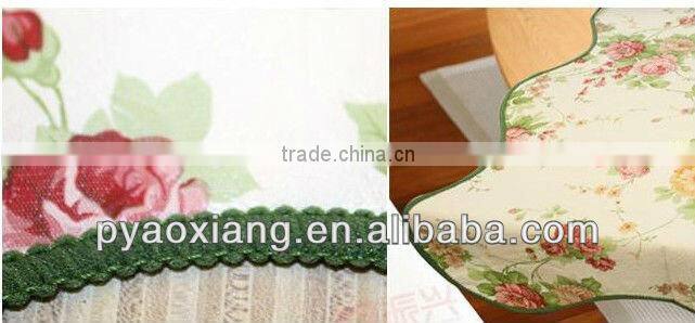 manufacturer christmas tree vinly flannel backed tablecloth