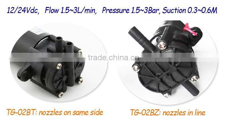 Mini Size DC Gear Miniature pump for water quality analyzer