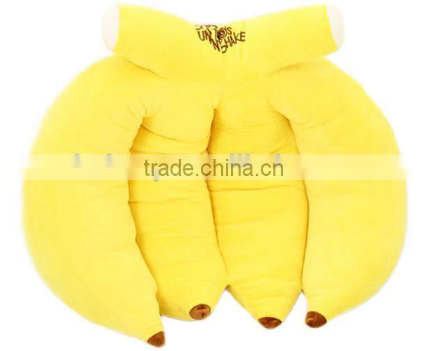 Creative fruits banana plush soft pillow banana cushion