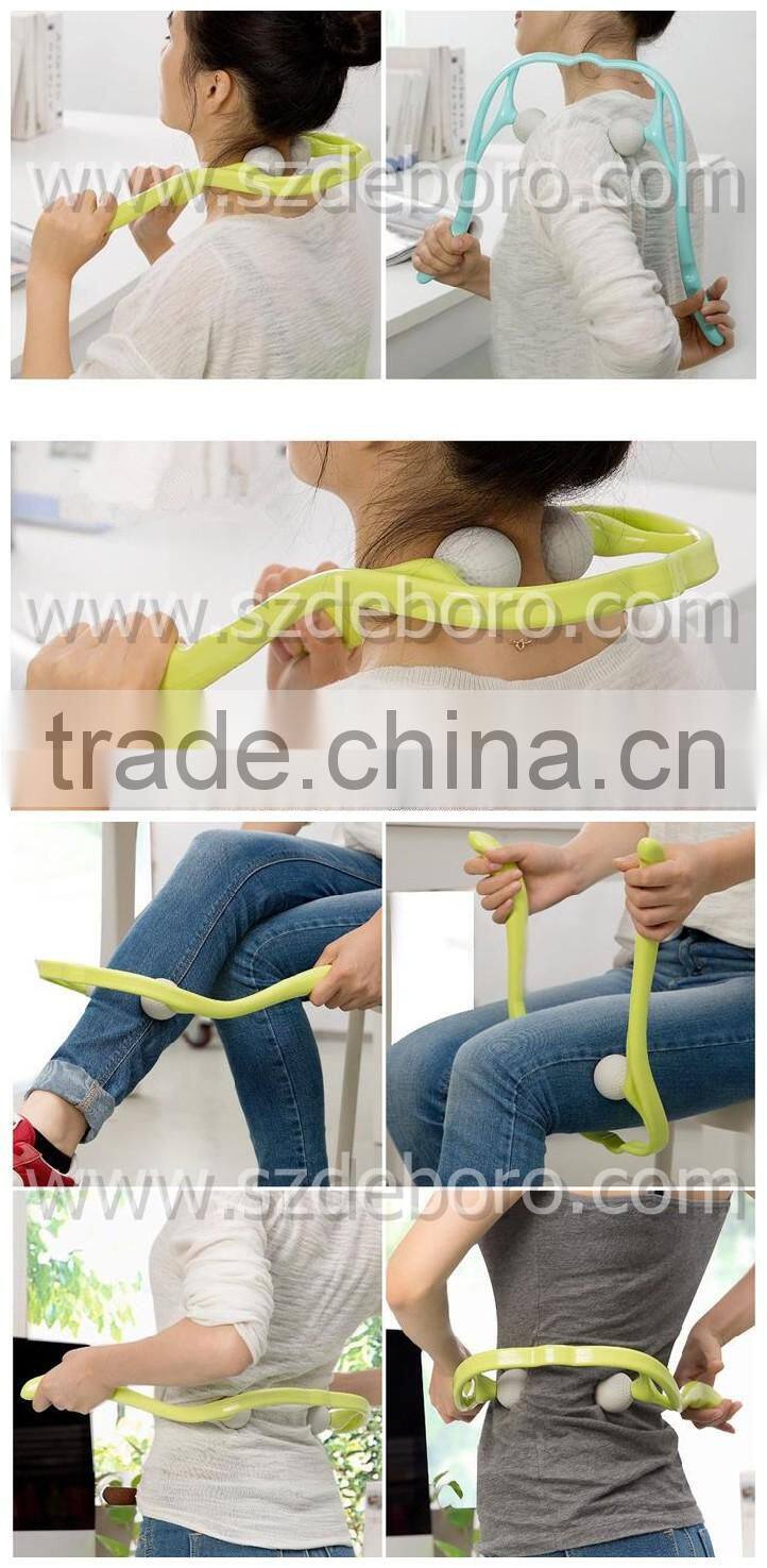2016 Manual Plastic Roller Neck Massager DBR-113