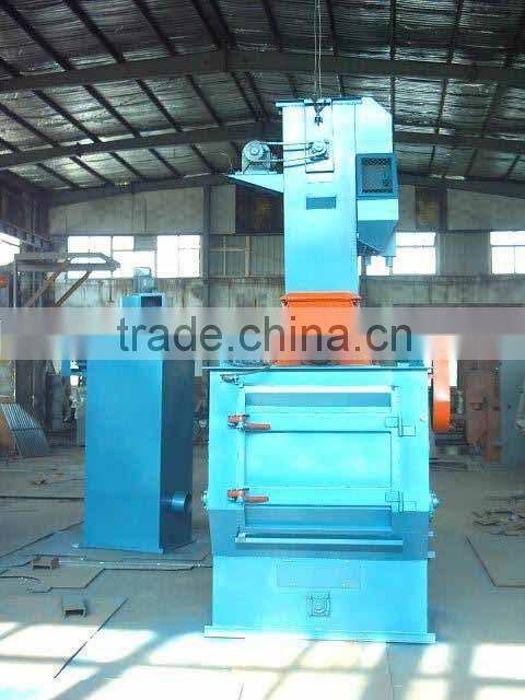 Tumble rubber belt shot blasting machine