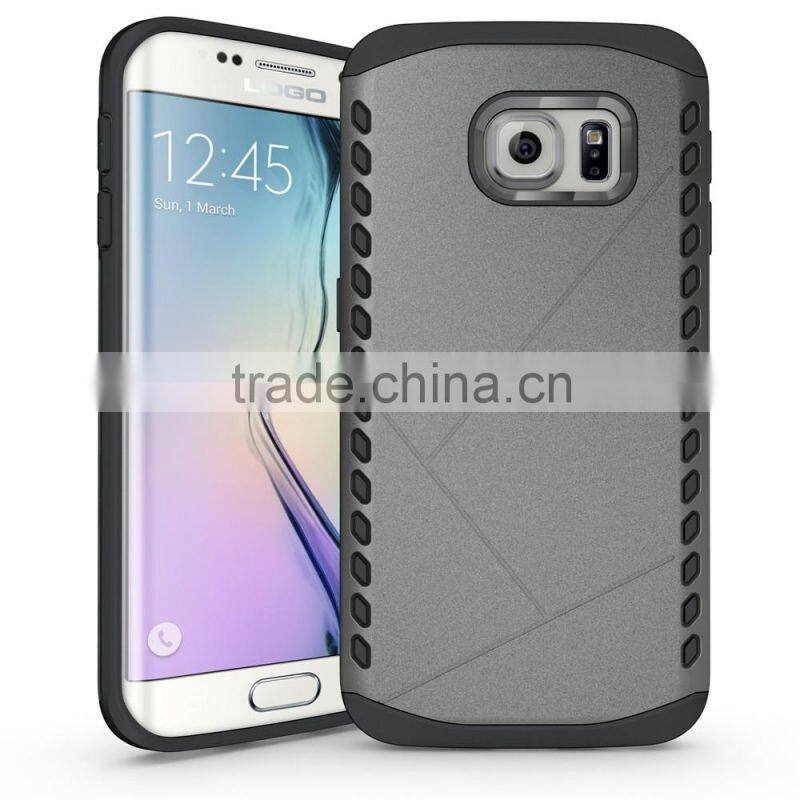 2 IN 1 hybrid armor case for Sumsung S6 edge great protector for your love phone