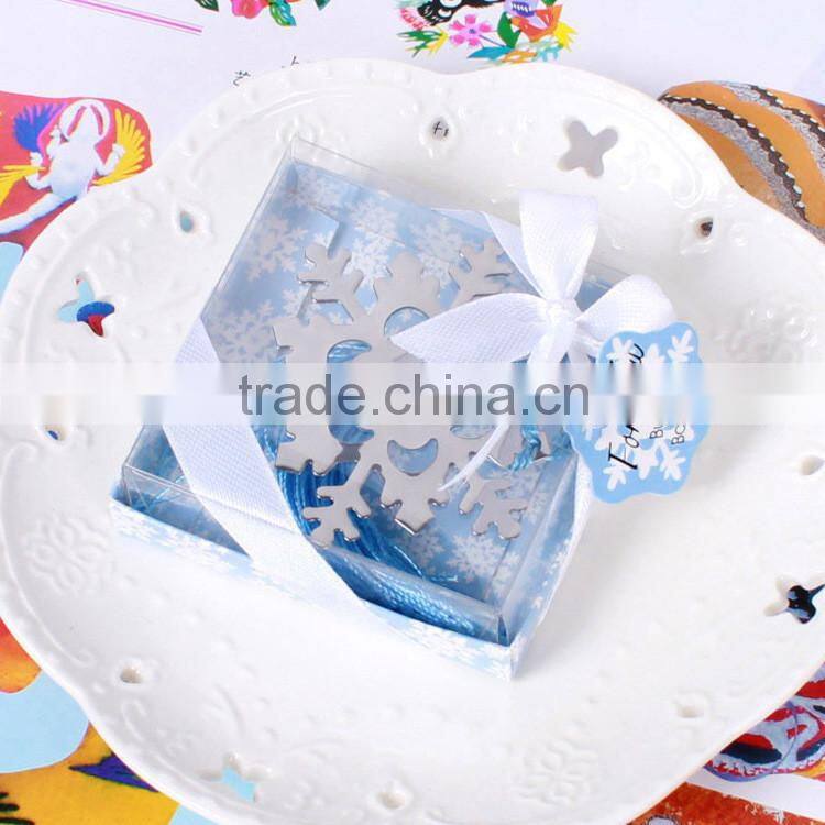 Snowflake bookmark metal bookmarks