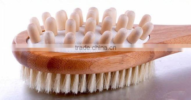 Soap dispensing bath brush