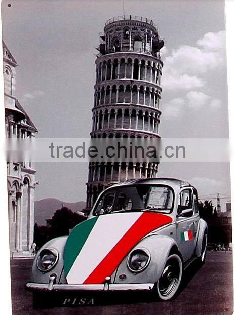 Modern popular tin painting/wall mural artist