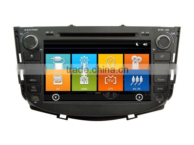 car dvd player for Lifan x60 dvd player with bluetooth 3G wifi DVR DVB-T TMC optional
