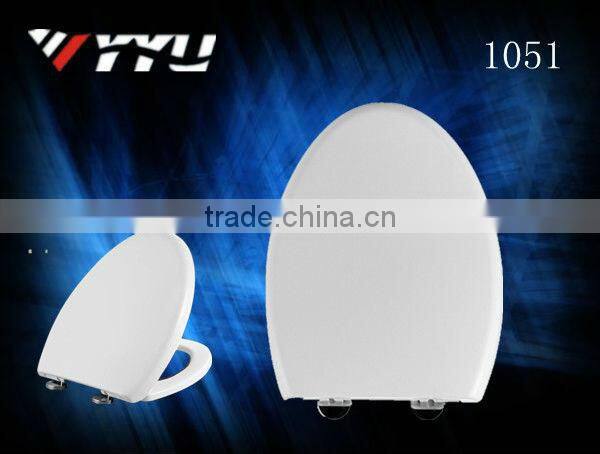 1051 bathroom metal hinge transparent toilet seat