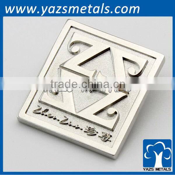 cheap metal company logo sticker