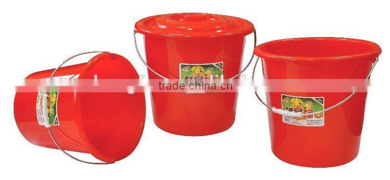 plastic bucket with metal handle PE 20L
