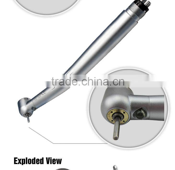 CE and ISO13485 approved high speed dental handpiece with led light
