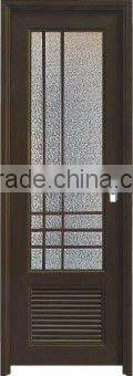 pvc glass louvered door