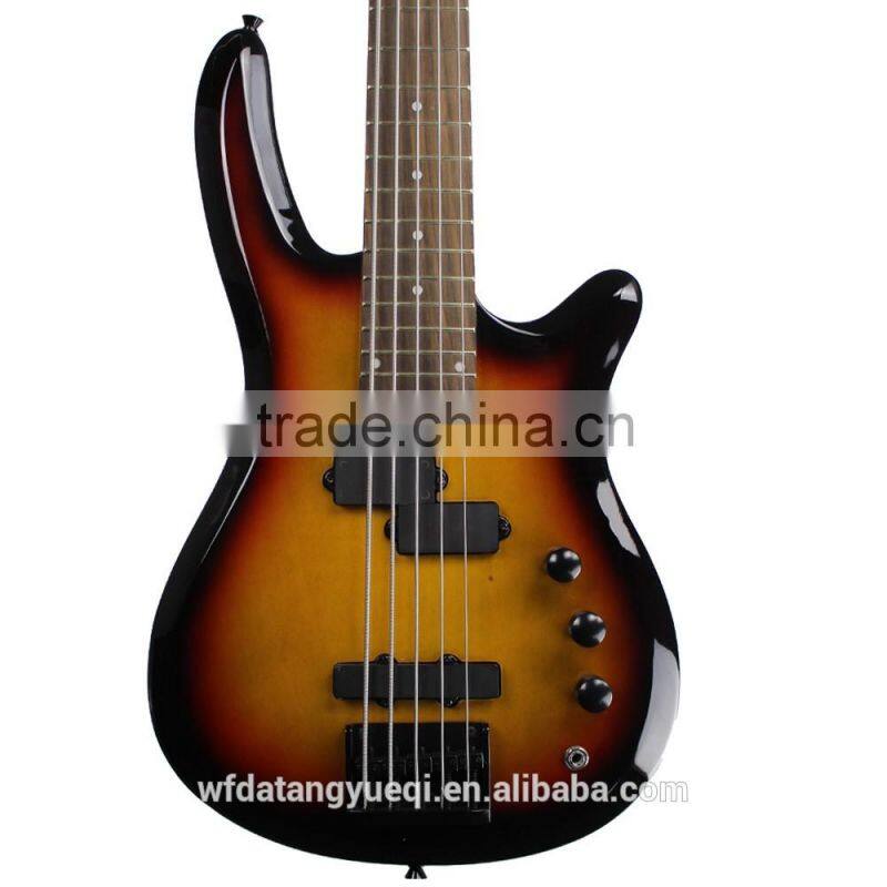 Weifang Datang guitar supplier 5 string bass guitar bass