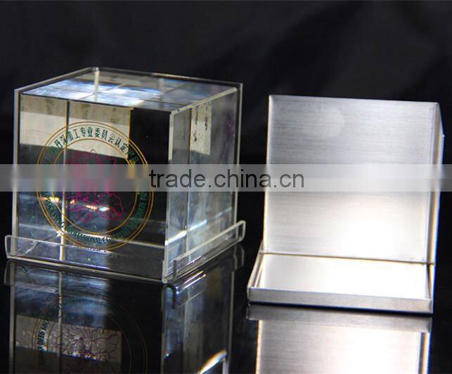 business gift crystal cube