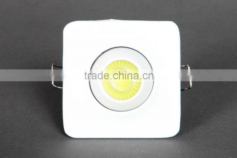 1w 2w 3w square recessed small cob led mini spotlight for night lighting