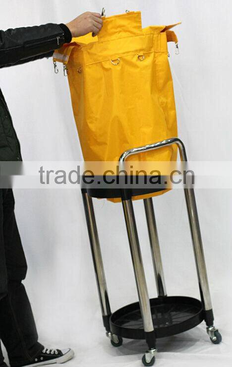 Removable Hotel New Develop Housekeeping Linen Hand Service Cart Trolley