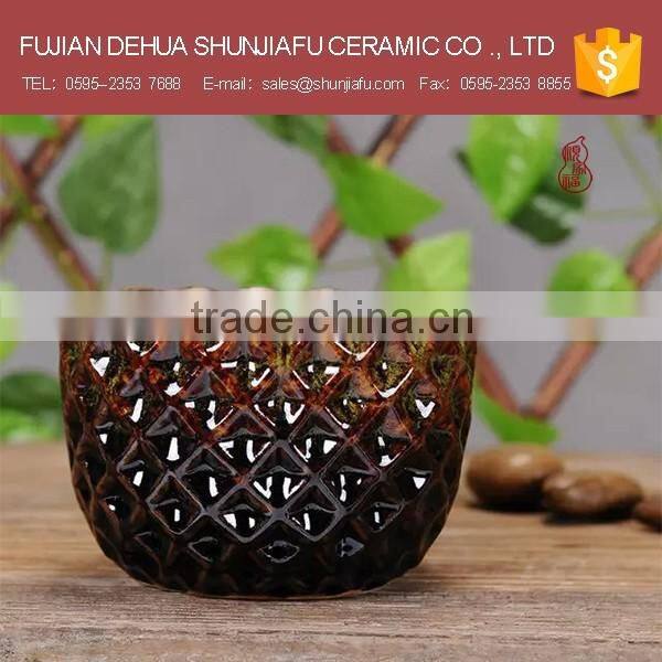 Unique shape design vietnam glazed pots