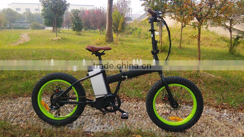 Mini fat tire folding electric bicycle mountain bicycle in china