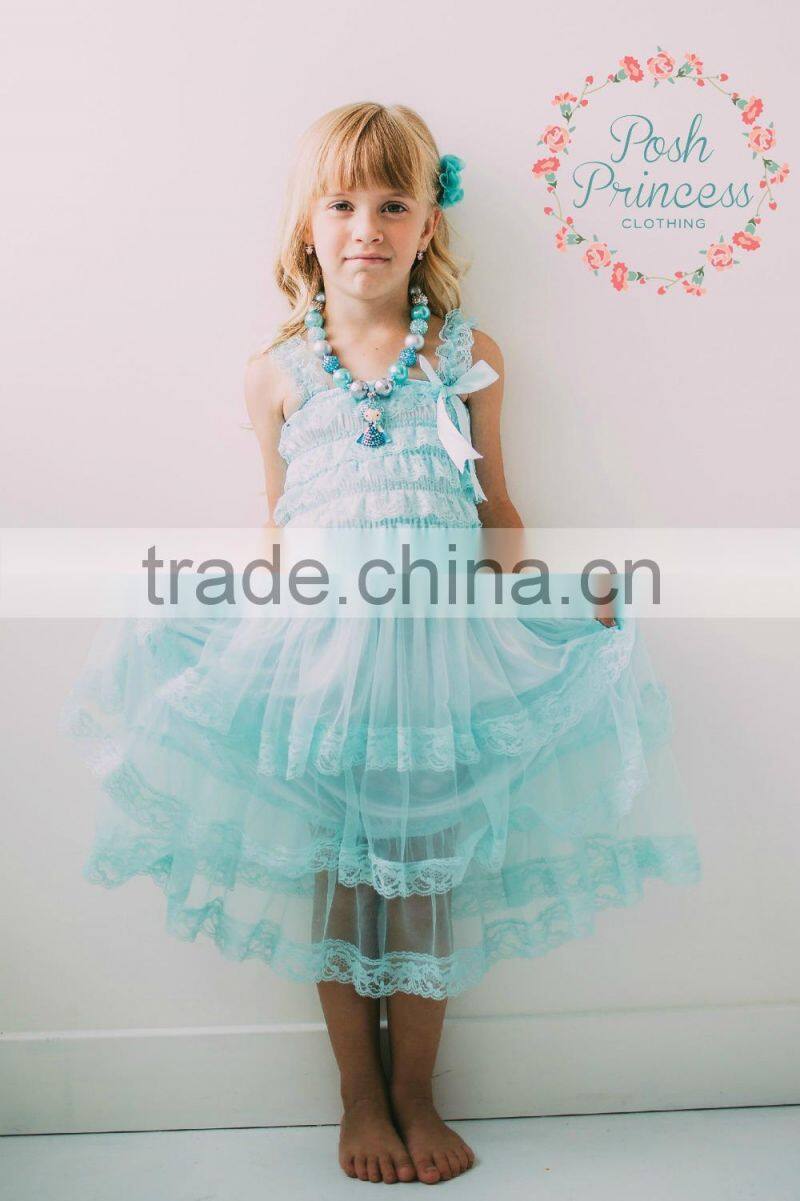 various colors little girls boutique lace petti dress