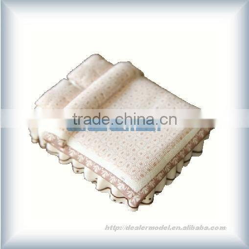 Ceramic double bed,CH-0501,Scale model ABS bed,NEW model ABS bed,architectural model furniture,model bed,beautiful bed