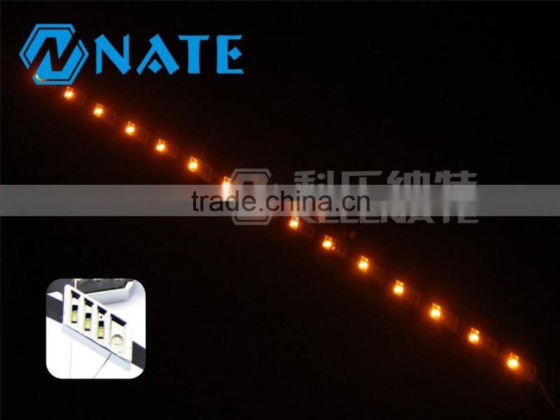 newest led light for car Dual Color Flexible Led Headlight Strip12v led factory lighting