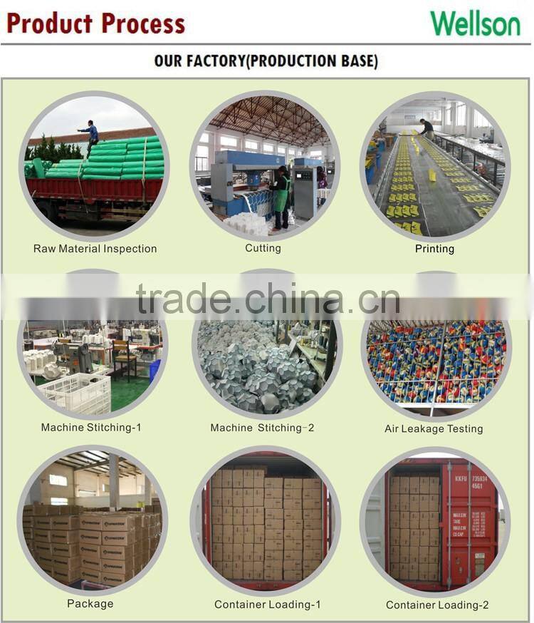 Colorful machine stitched 18 panels volleyball