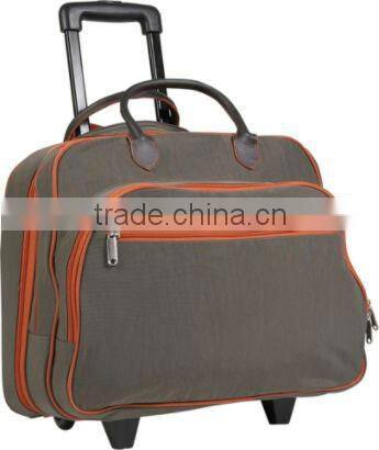 Rolling Tote Bagg 17" Crinkle Nylon