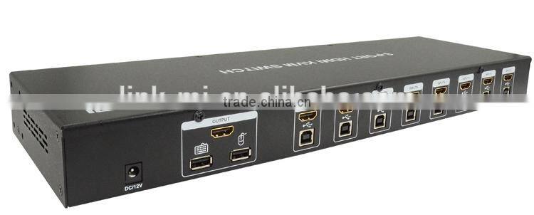 LINK-MI OEM LM-KVM801 1920x1440 HD Video 8 port HDMI KVM Switch with USB