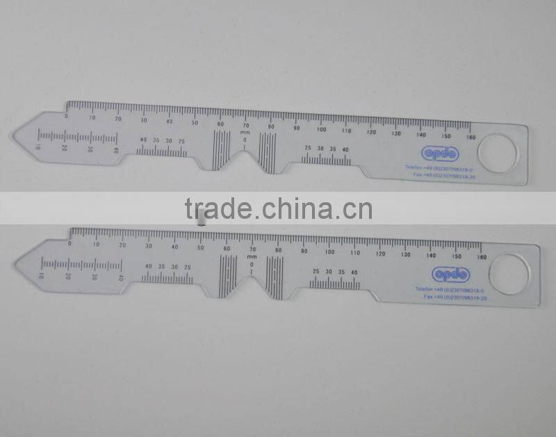 Promotional plastic pvc ruler, printing logo 30cm plastic ruler