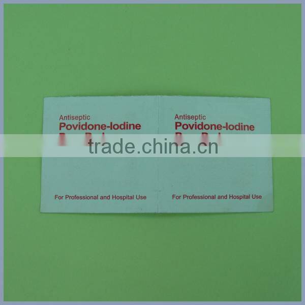 povidone iodine prep pad cleaning pad