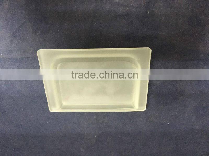 Wall Mounted Frosted Glass Soap Dish Box Wholesale
