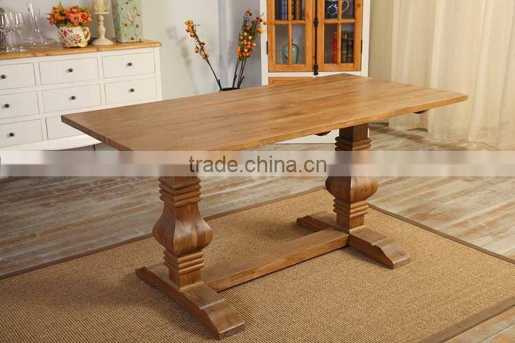 oval solid wood dining table