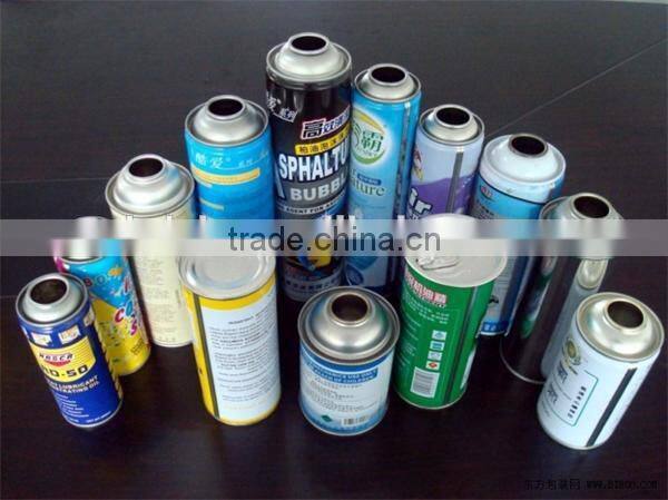 Aluminum refillable air aerosol spray can