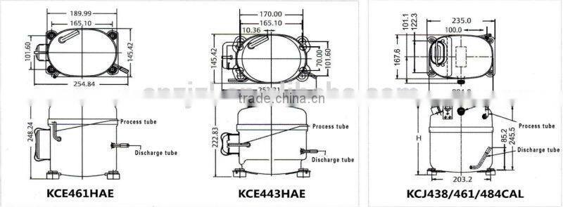 Chinese factory piston compressor and refrigerator compressor