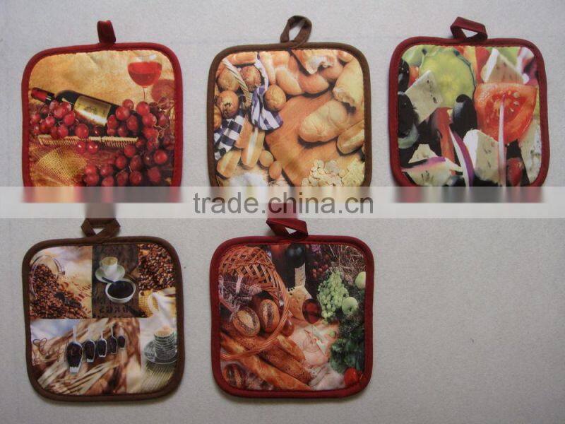 photo or digital printing polyester material oven mitten