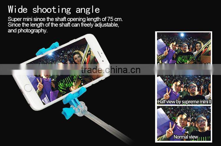 colorful choice mini bluetooth selfie stick wireless