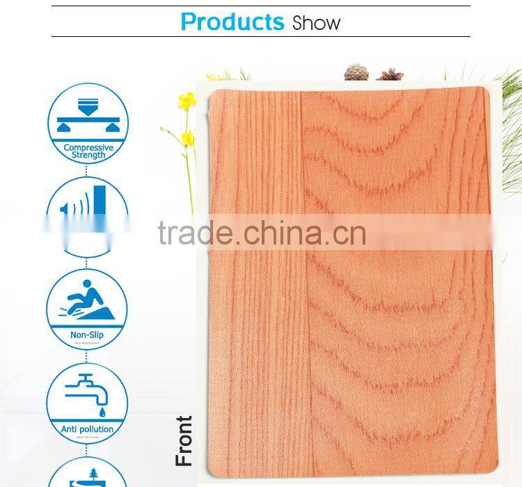 Wood Effect Non Slip Vinyl Dense Floor Roll