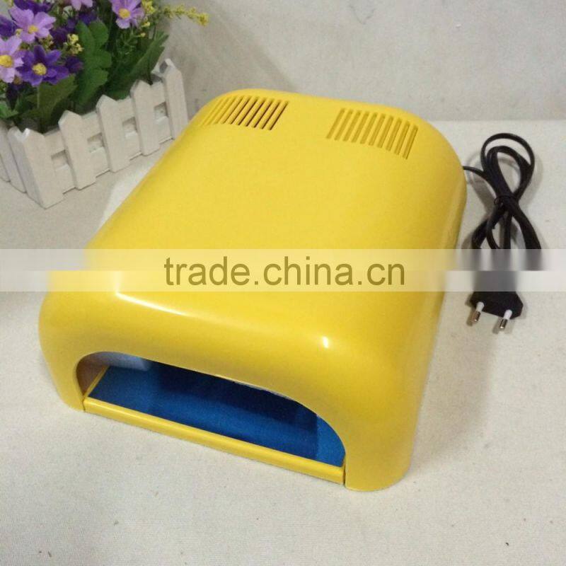 2015 Newest dual uv led nail lamp 36 watt uv gel lamp