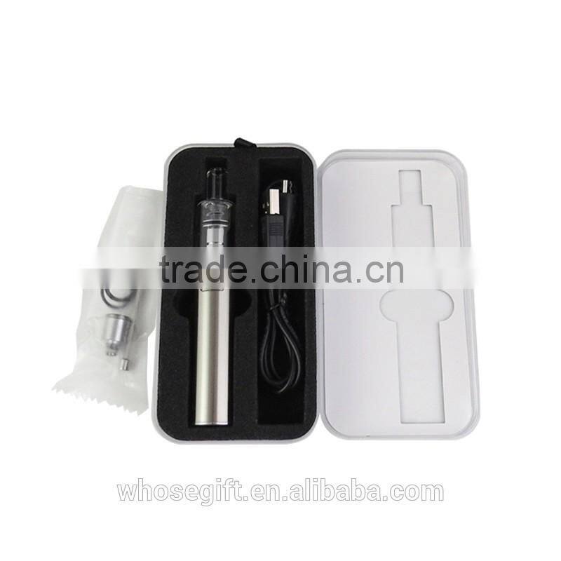 2016 hot sale dual quartz coil vaporizer ceramic wax dab vaporizer pen kit
